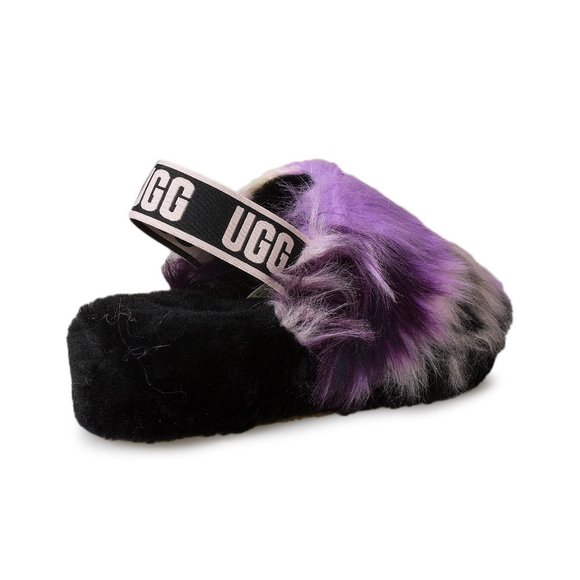 UGG Fluff Yeah Tie Dye Magnolia Slippers - Women's - Picture 3 of 6